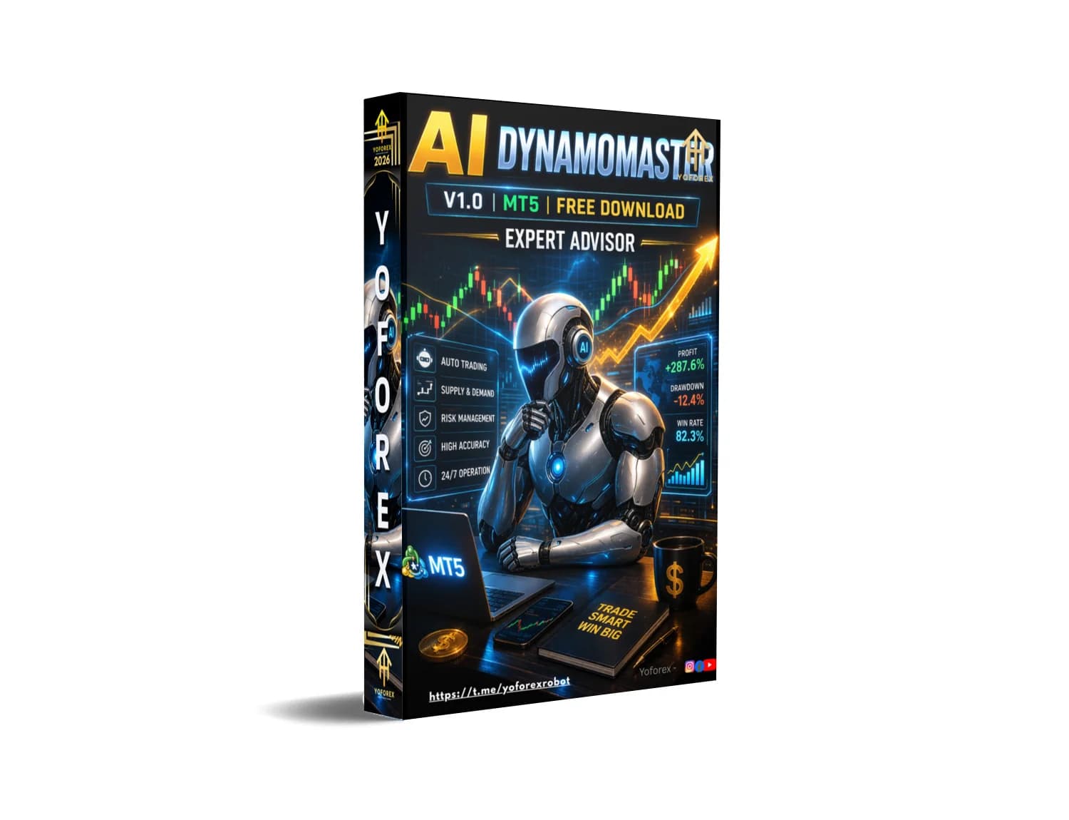 Explode Your Profits NOW: AI DYNAMOMASTER EA MT5 Revolution!