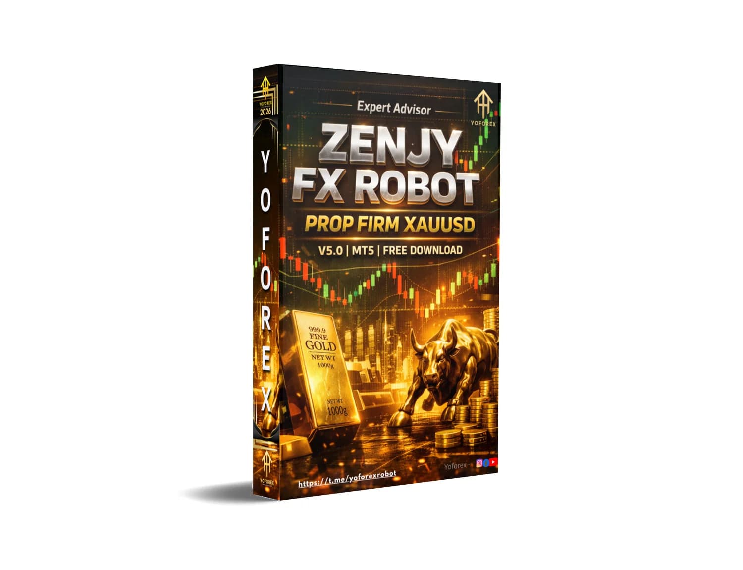 Explode Your Profits NOW: Zenjy FX Robot for Prop Firms on XAUUSD MT5 – Free Download Alert!