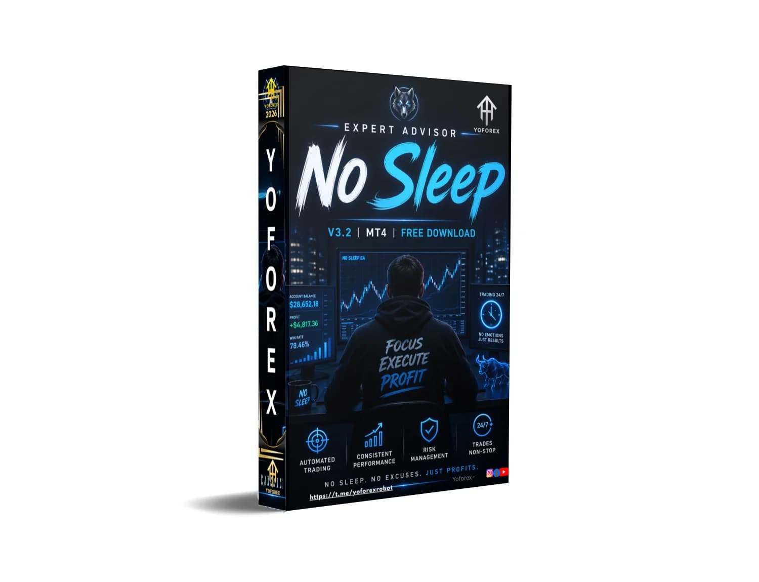 Grab No Sleep EA MT4 Now – Free Download for 24/7 Forex Wins!
