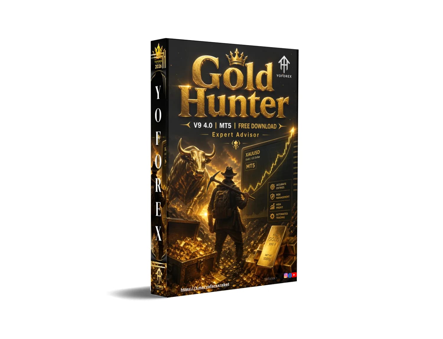 Explode Your Gold Trading Profits: Gold Hunter V9 4.0 MT5 EA – Free Download Alert!