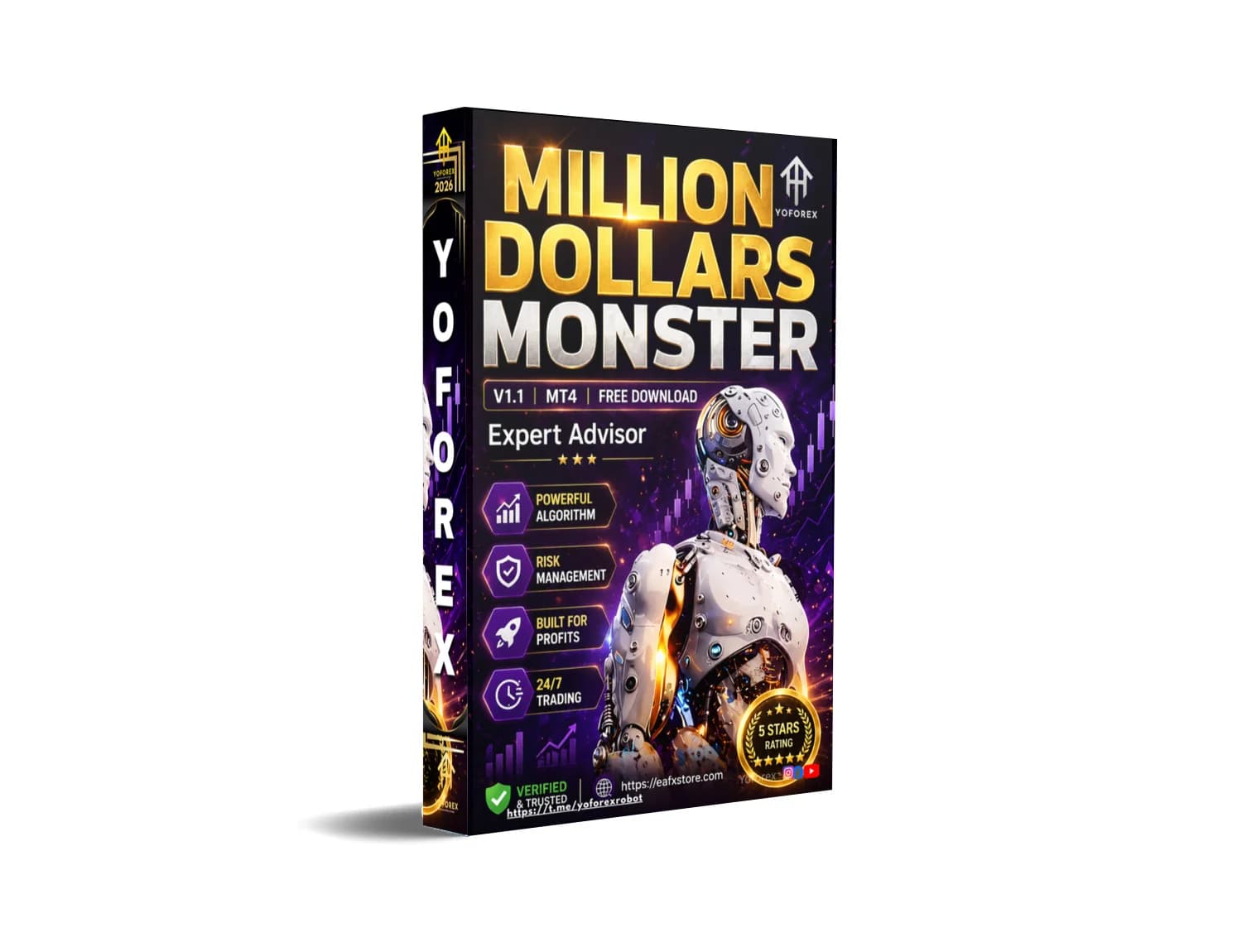 Explode Your Forex Profits with Million Dollars Monster EA MT4 – Grab It Free Now!