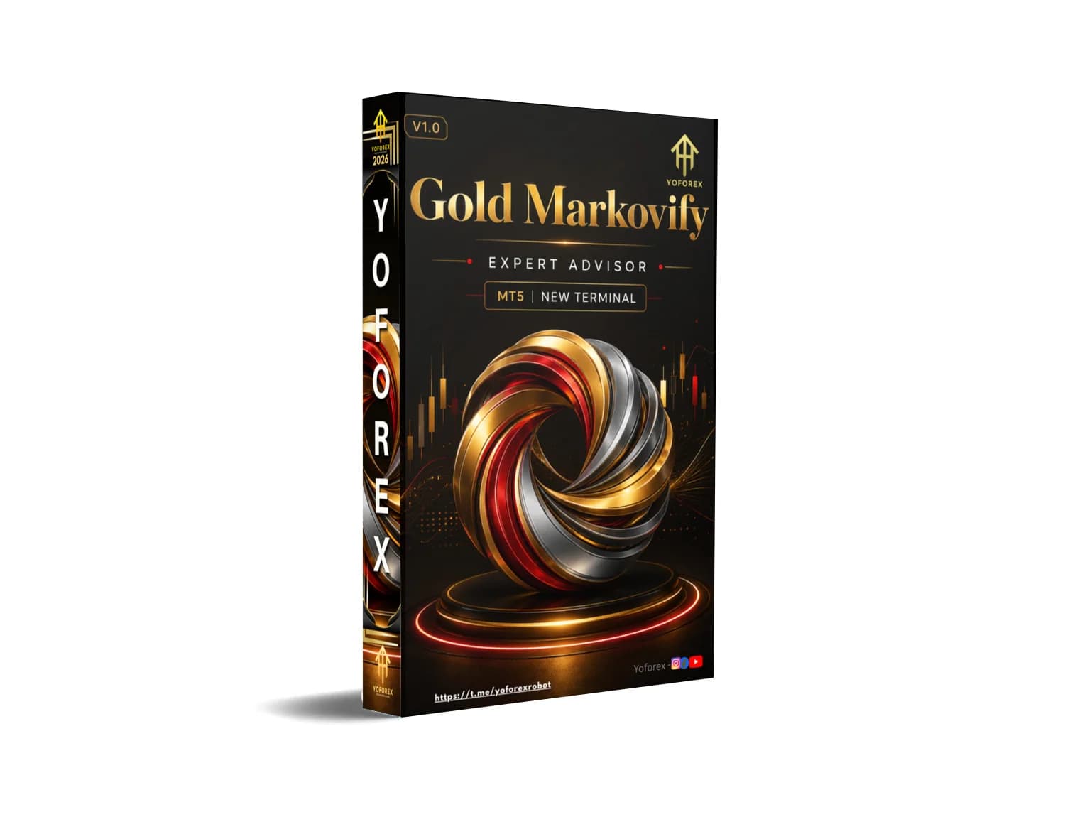 Explode Your Gold Profits NOW: Gold Markovify EA MT5 – Grab It Before It's Gone!