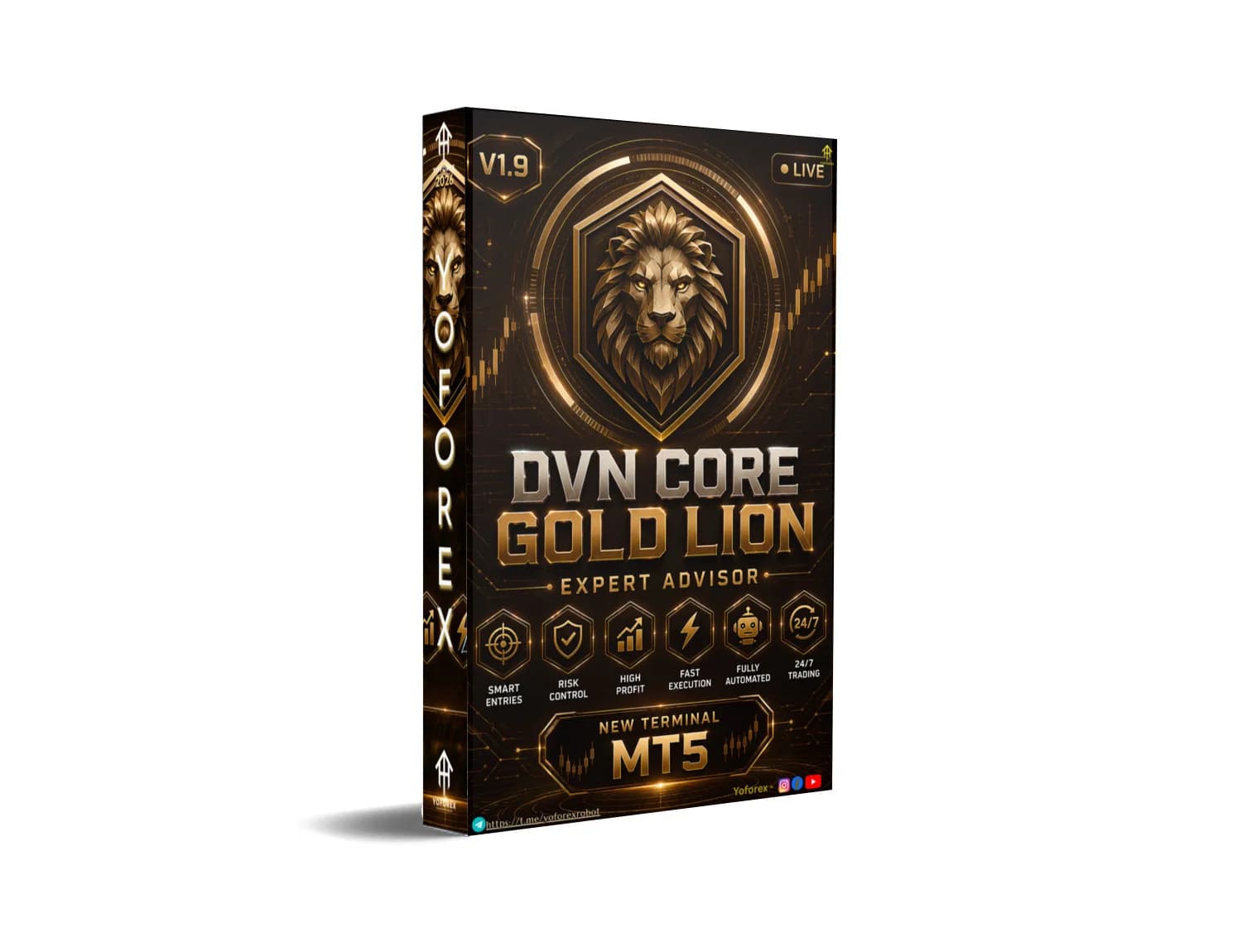 DVN Core Gold LION EA v1.9 MT5 Download – Grab It FREE Now Before Price Explodes!