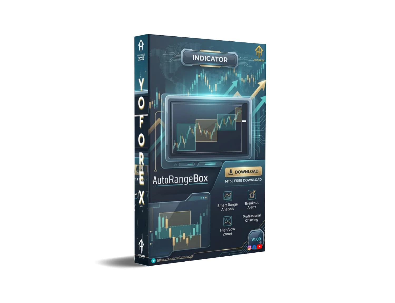 AutoRangeBox INDICATOR V1.00 MT5