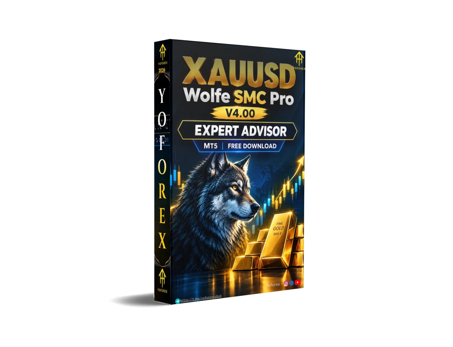 XAUUSD Wolfe SMC Pro EA V4.00 MT5 