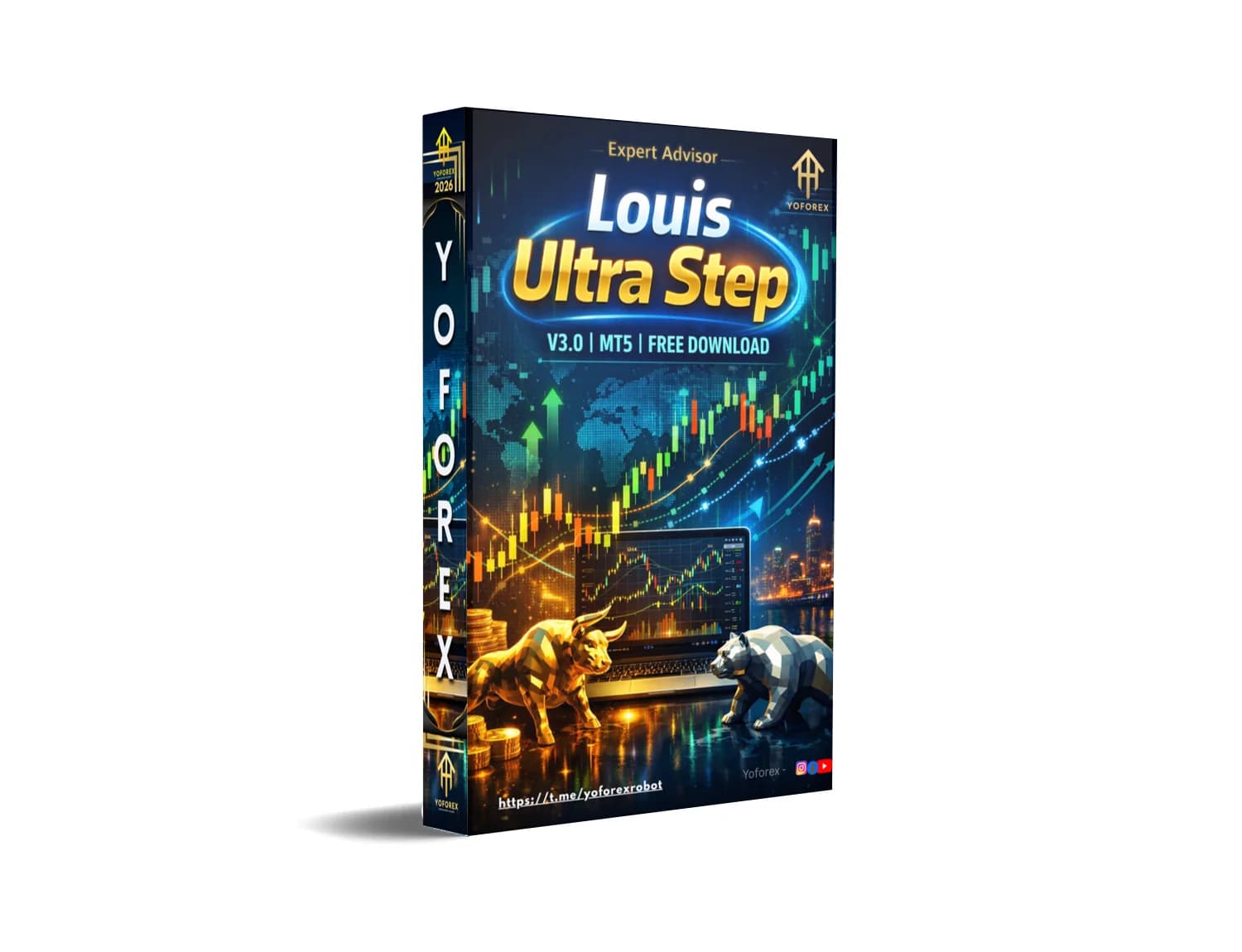 Explode Your Forex Profits NOW: Louis Ultra Step EA MT5 Unleashed!