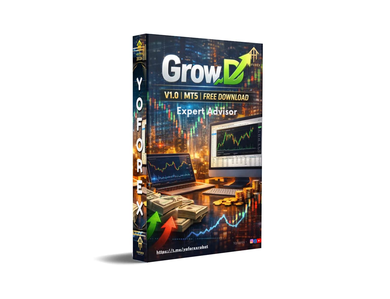 Explode Your Trading Profits: Grab Grow D EA MT5 Free Now!