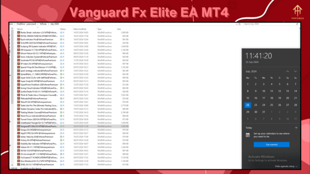 vanguard fx elite ea