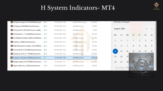 h system indcs mt4