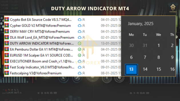 duty arrow indicator